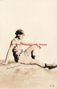 Sunshine Comedies, RPPC, Silent Film Bathing Beauty Actress, Photo No S-51