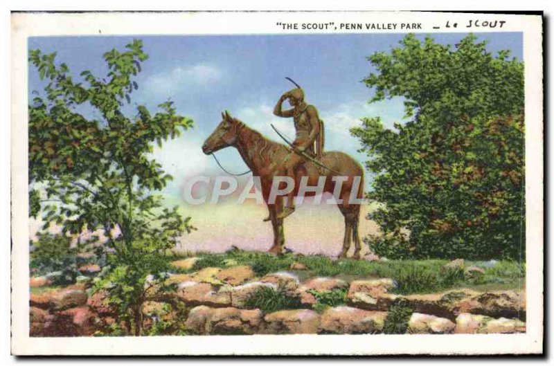 Old Postcard Country Club Plaza The scout Penn Valley Park