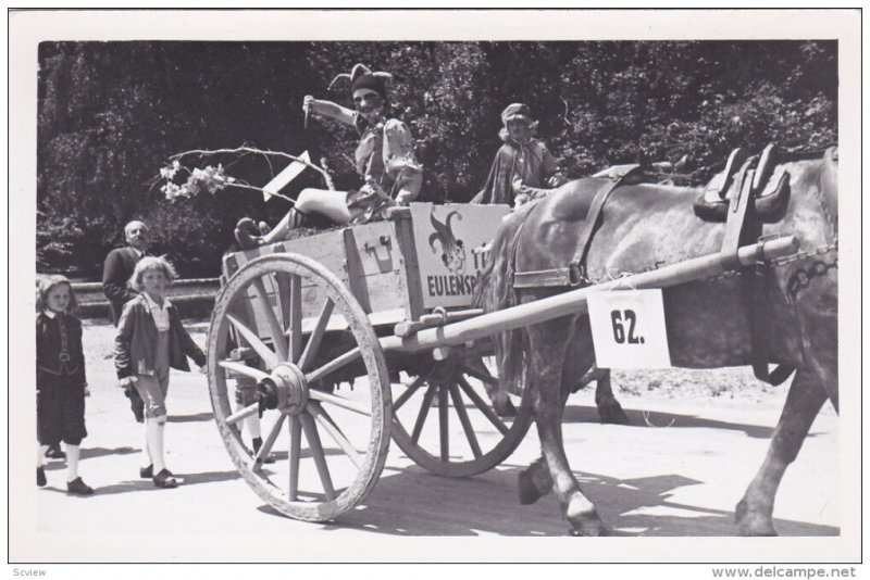 RP: Jester riding in a cart , Wien , Austria , 20-30s