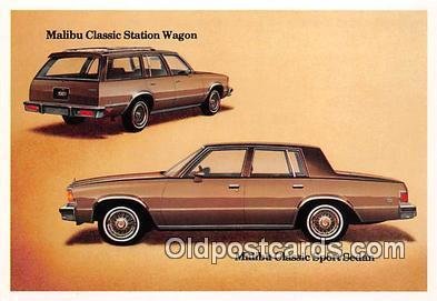 Malibu Classic Station Wagon Malibu Classic Sport Sedan, Chevy Auto, Car Unused 