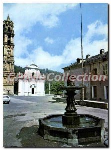 Modern Postcard La Porta The Belfry Church Fountain