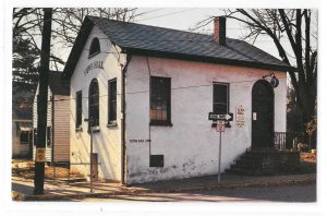 New Hope PA Town Hall Bucks County Pennsylvania P O Scheller Vntg Postcard