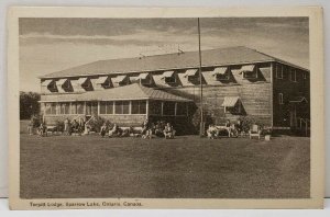 Torpitt Lodge Sparrows Lake Ontario Canada Postcard A4