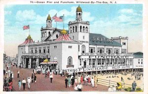 Ocean Pier Funchase Wildwood By The Sea New Jersey postcard