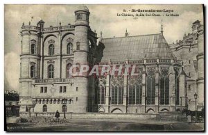 Old Postcard Saint Germain en Laye The Facade South West Chateau le museum