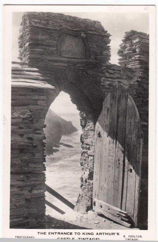 Cornwall; Tintagel, Entrance To King Arthur's Castle RP PPC To Ms King, Plympton 