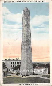 Bunker Hill Monument - Charlestown, Massachusetts MA  