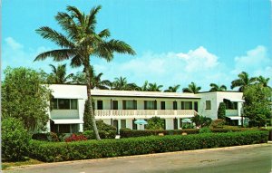 Postcard Florida Delray Beach The Delray Manor Apartments Motel 1960s V200