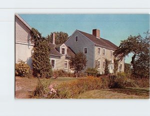 Postcard Nicholas Knight house, Boothbay, Maine