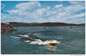 Water-Skiing ; Lake Winnipesaukee , The Weirs , New Hampshire , 40-60s