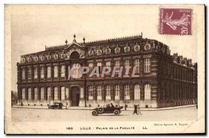 Old Postcard Lille Palais De La Faculte