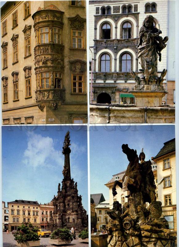 239755 Czechoslovakia OLOMOUC SET of 12 postcards in COVER