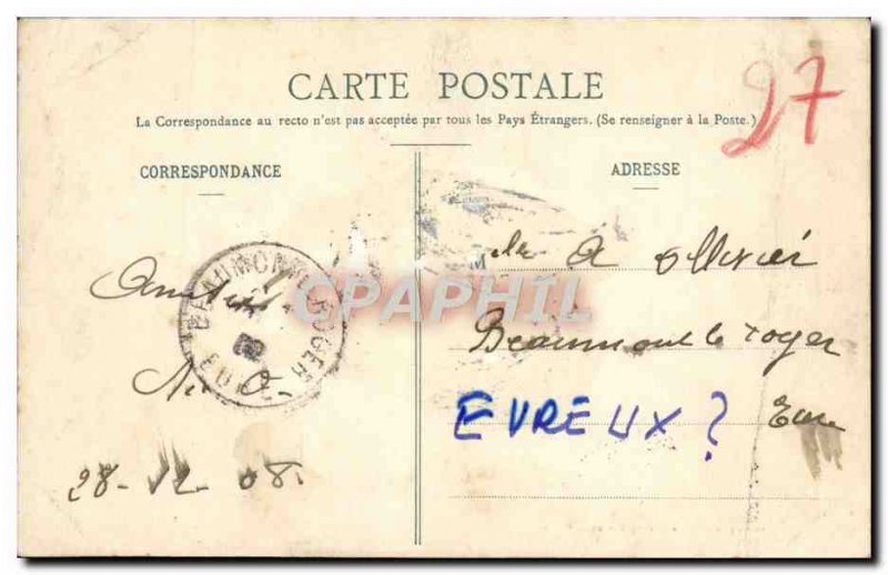 Old Postcard Navarre Evreux L & # 39Eglise