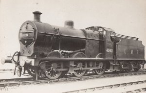 LMS Class 0-6-0 4F Fowler 4562 Train Old Real Photo Postcard