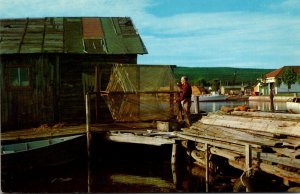 Fishing Commercial Fisherman Drying Nets