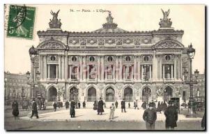 Paris - 9 - L & # 39Opera - Old Postcard