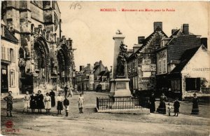 CPA MOREUIL - Mon. aux Morts pour la Patrie (514829)