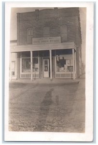 c1910's City Drug Store Scene Street Cameraman Display RPPC Photo Postcard 