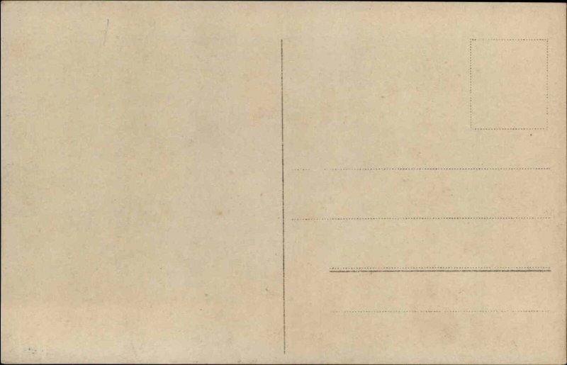 Russian Room Interior Cuckoo Clock??? c1905 Real Photo Postcard