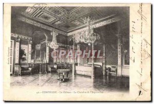 Old Postcard Compiegne Chateau Room the Empress