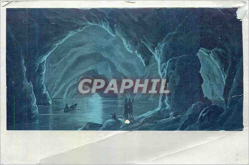 Old Postcard Blue Grotto