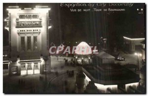 Old Postcard Paris Exposition Internationale des Arts Decoratifs Night View T...
