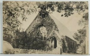 NJ Haddonfield Episcopal Church 1949 to Newall West Virginia Postcard Q2