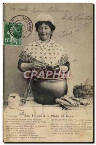 Old Postcard Tripe a la mode de Caen