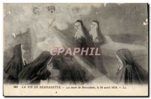 Old Postcard The Life Of The Death Of Bernadette Bernadette April 16, 1879