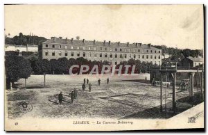 Old Postcard Lisieux Delaunay Army Barracks