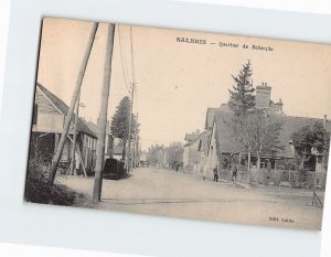 Postcard Quartier de Belleville Salbris France