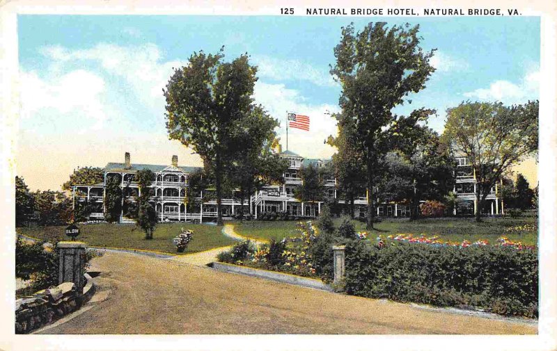 Natural Bridge Hotel Natural Bridge Virginia 1930s postcard