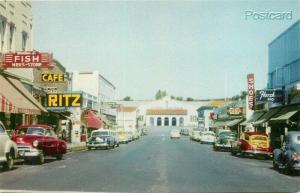 CA, Oroville, California, Street Scene, 1940s Cars, Frye & Smith No. 54240