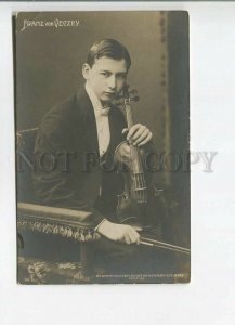 482345 FRANZ VON VECZEY Hungarian virtuoso violinist COMPOSER Vintage PHOTO