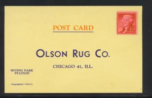 Advertising Cover Olson Rug Co. Chicago 41 ILL.