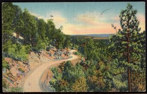 4820) New Mexico ALBUQUERQUE Sandia Loop Road  - pm1941 - LINEN