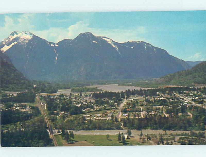 Pre-1980 PANORAMIC VIEW Hope - Near Chilliwack & Abbotsford & Vancouver BC F9165