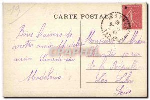 Old Postcard Uzerche Correze Chateau Pontier