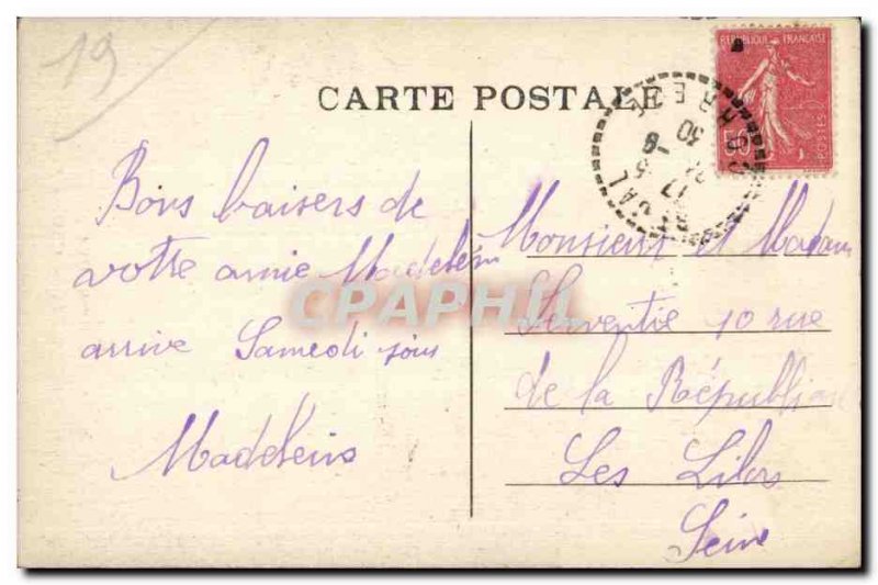 Old Postcard Uzerche Correze Chateau Pontier