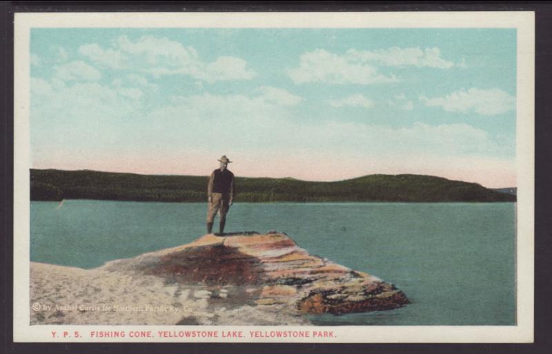 Fishing Cone,Yellowstone Postcard