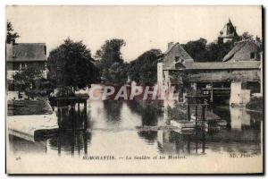 Romorantin Old Postcard Sauldre and Mills