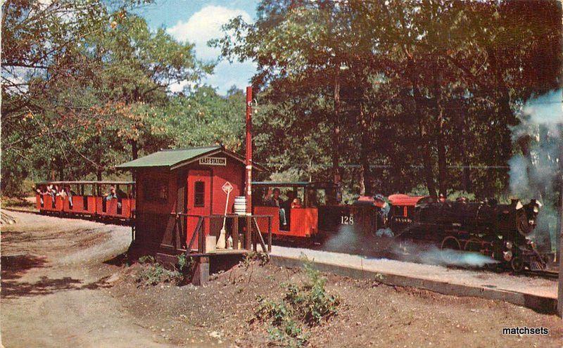 1950s Miniature Railroad Great Northern Wisconsin Plastichrome postcard 11377