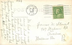 RPPC Postcard South Dakota Highnore Court House occupation 23+-6904