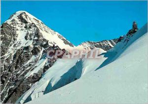 Postcard Modern Sphinx Jungfraujoch Monch Pavilion