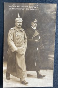 Mint Germany Real Picture Postcard Prince Heinrich In Kaiser Territory