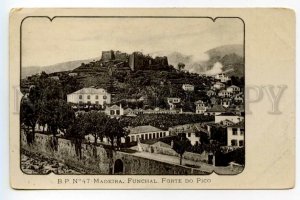 490594 Portugal Madeira Funchal Forte do Pico Vintage postcard