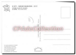 Postcard Modern Carcans Maubuisson Oxygene Village Vacanes The Sentes