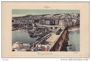 Vue Generale, Boats, Alger, Algeria, Africa, 1900-1910s