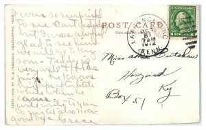 1912 Point Lookout and Battlefield, Lookout Mountain, TN Postcard19 *6L(3)4