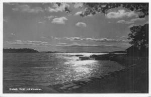 B95113 dalaro kvall vid stranden real photo sweden